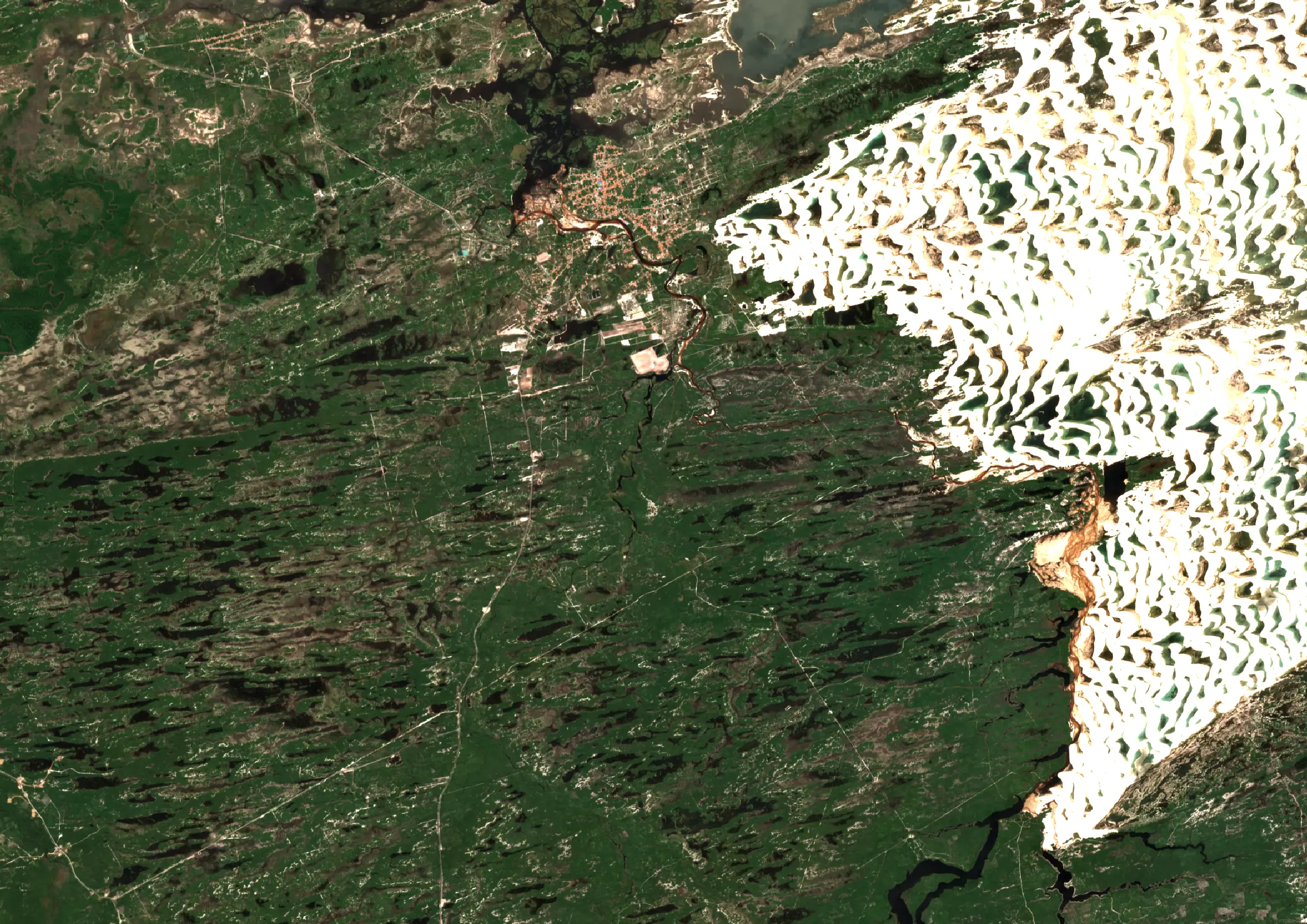 ClearSKY cloud-free composite over the same national park