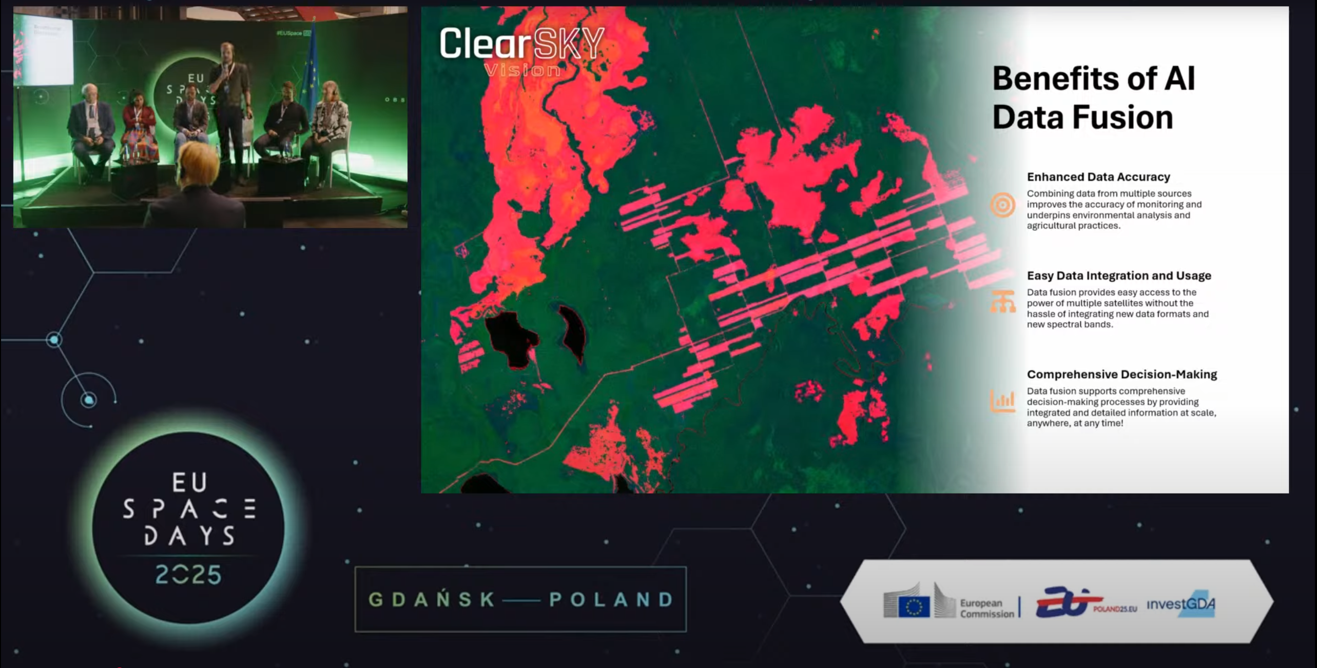 Morten Fjord Pitches at EU Space Days