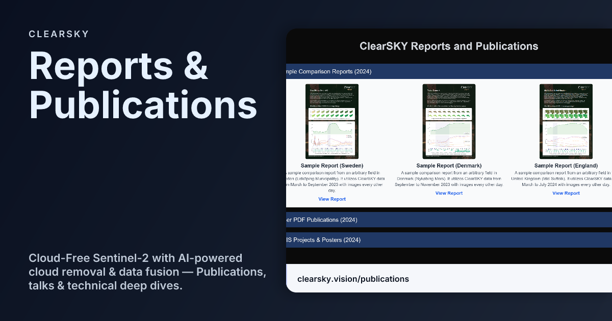 Reports & Publications | ClearSKY