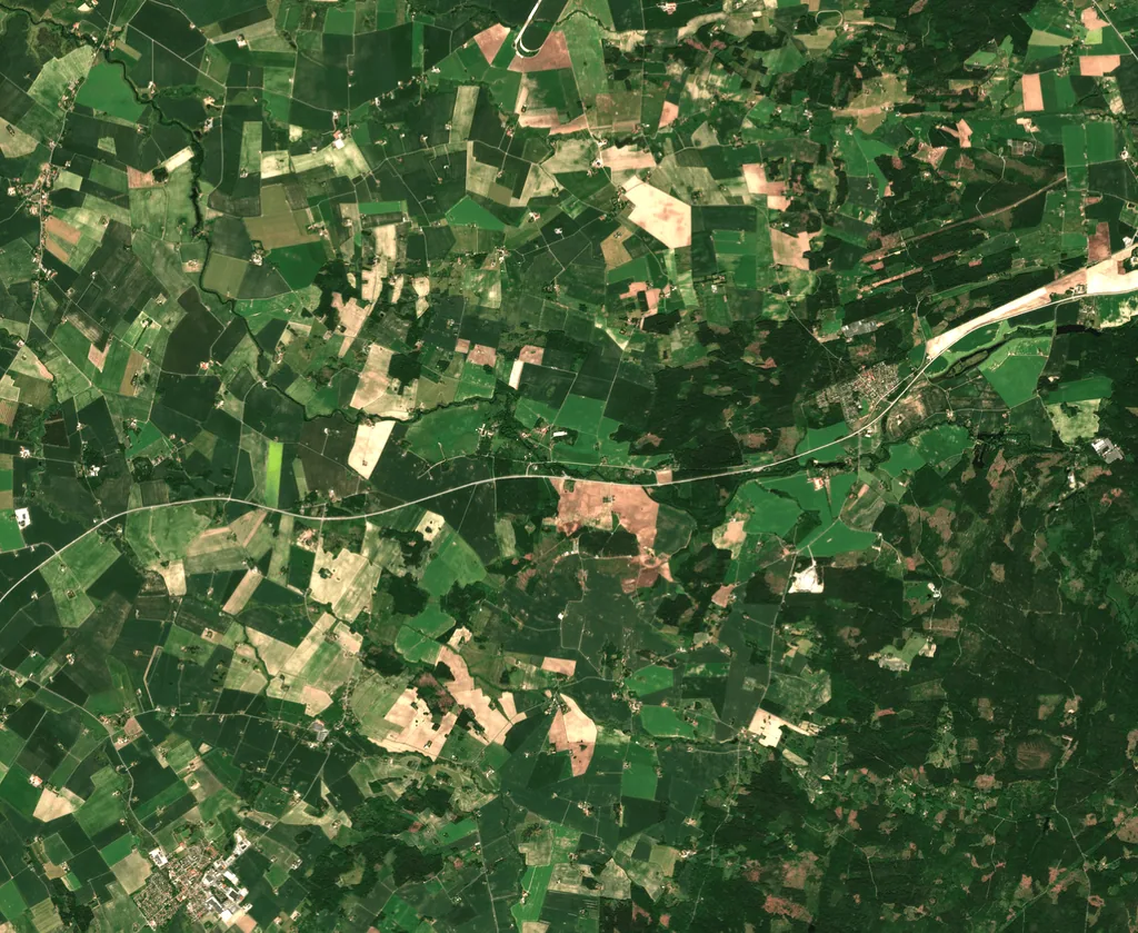 Cloudless satellite sample from 2023-06-10