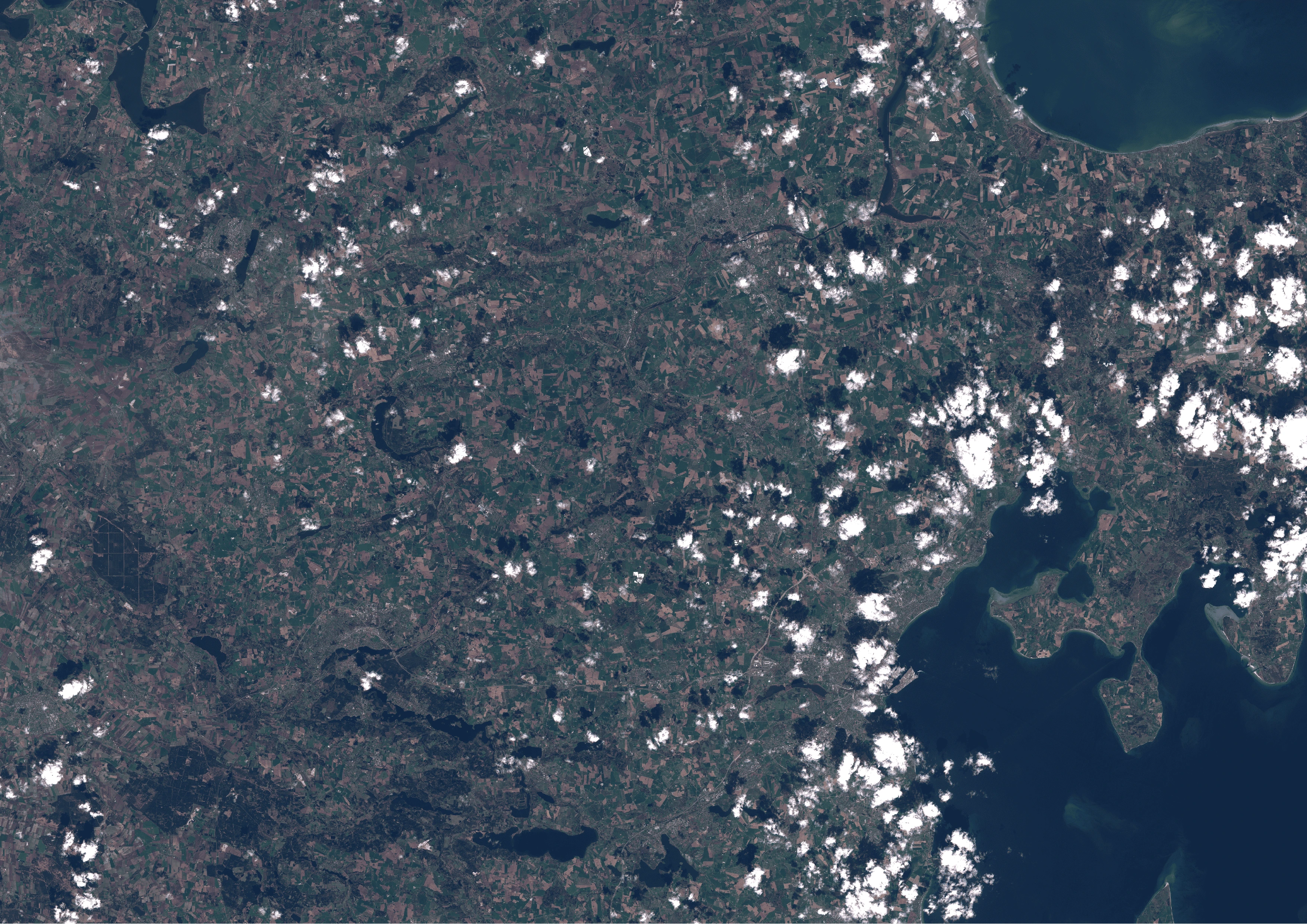 Observed satellite image